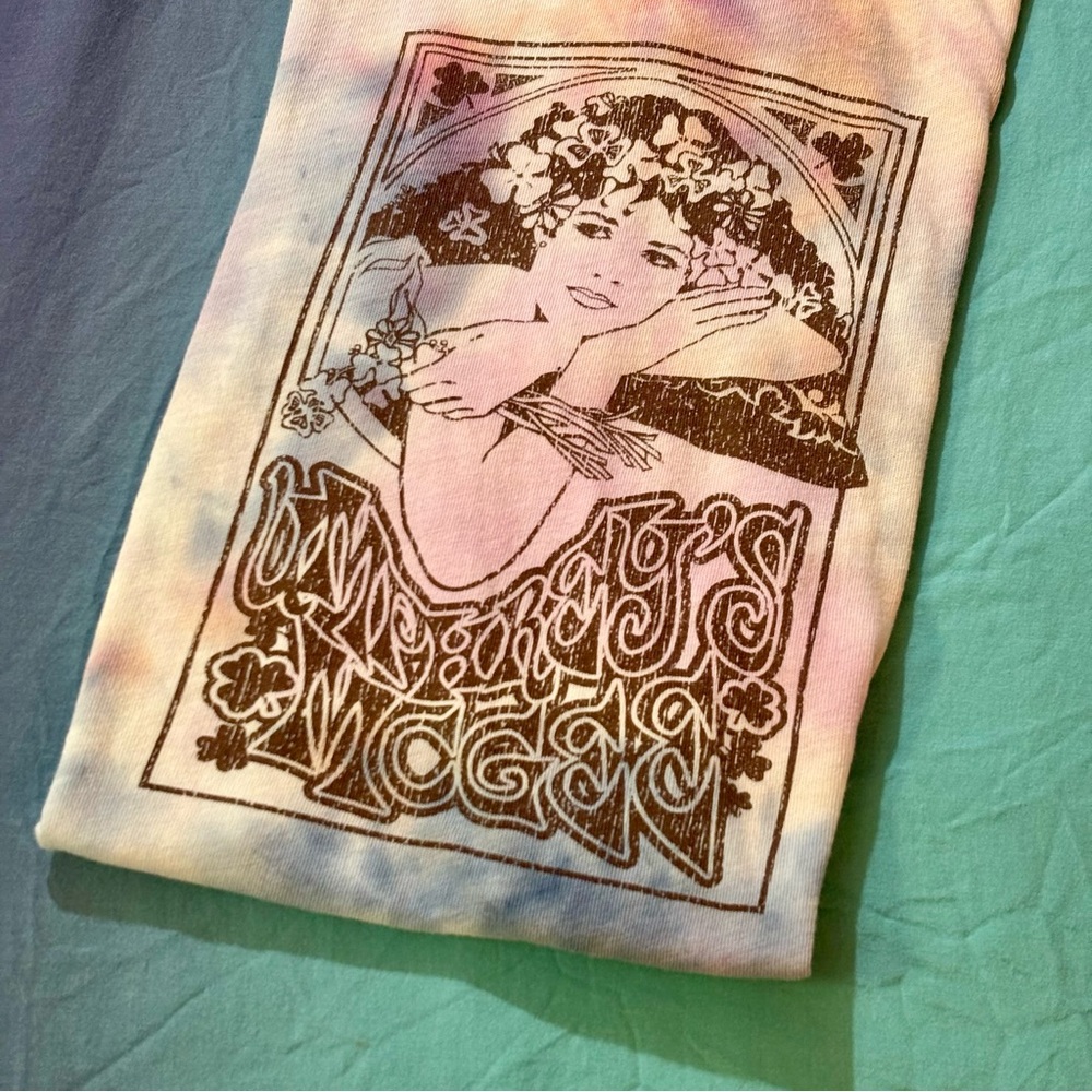 Umphrey’s Mcgee Hand Tie Dyed Band Tee Woodstock Inspired Graphic 🎶🎸🥁🎹 RARE 2008